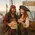 Pirate-costumed couple enjoying drinks on a ship while holding a vintage Malcolm’s Moonshine jug, showcasing themed entertaining décor.